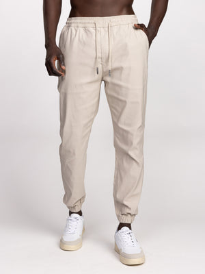 WOVEN PANTS Stone / 46