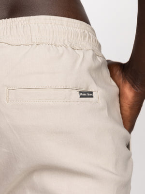WOVEN PANTS Stone / 46