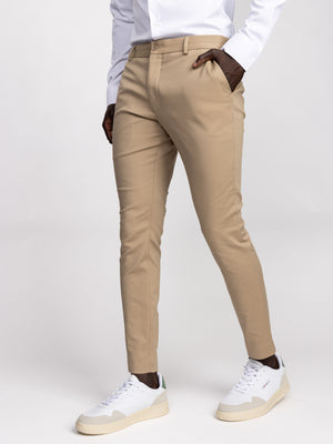 FASHION SUIT PANTS Camel / 48