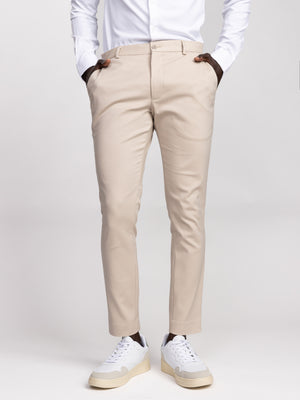 FASHION SUIT PANTS Stone / 48