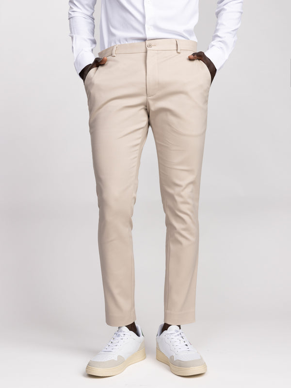 FASHION SUIT PANTS Stone / 48