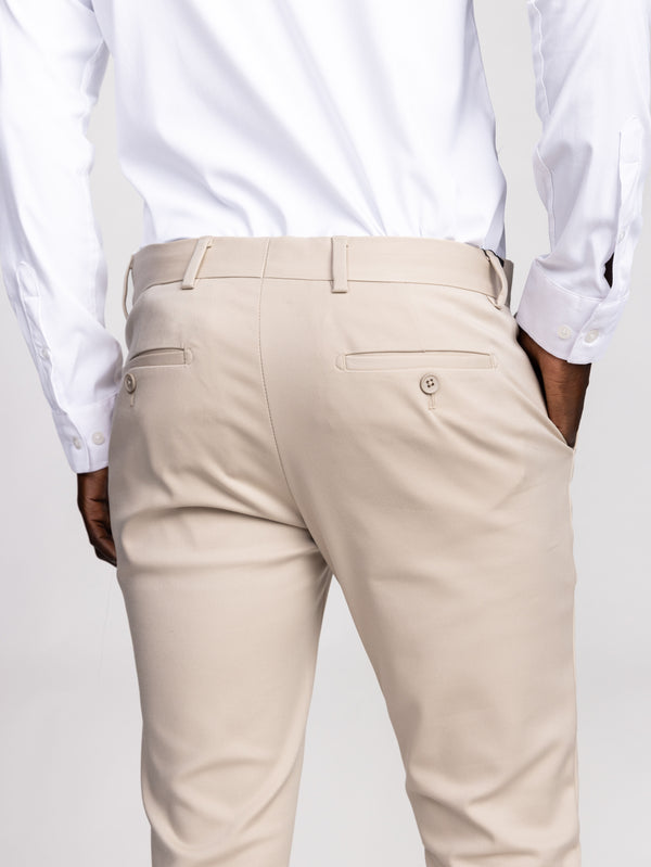 FASHION SUIT PANTS Stone / 48