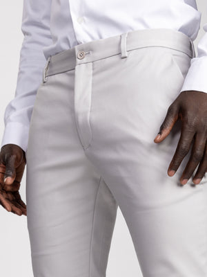 FASHION SUIT PANTS Light Gray / 48