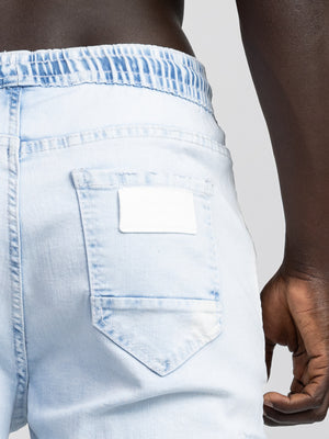 CARGO WOVEN PANTS Light Blue / 48