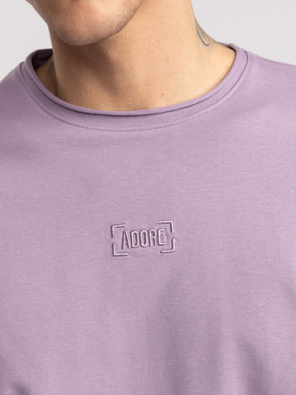 FASHION SET TOP Light Smoky Purple / XXS