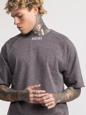 FASHION SET TOP Scrubbed Black / XXL