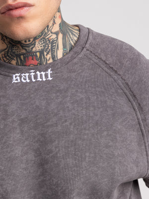 FASHION SET TOP Scrubbed Black / XXL