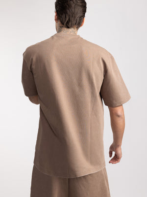 FASHION SET TOP Brown / XXS