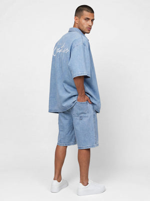 SET BOTTOM RESORT Denim / XXL