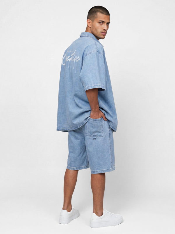 SET BOTTOM RESORT Denim / XXL
