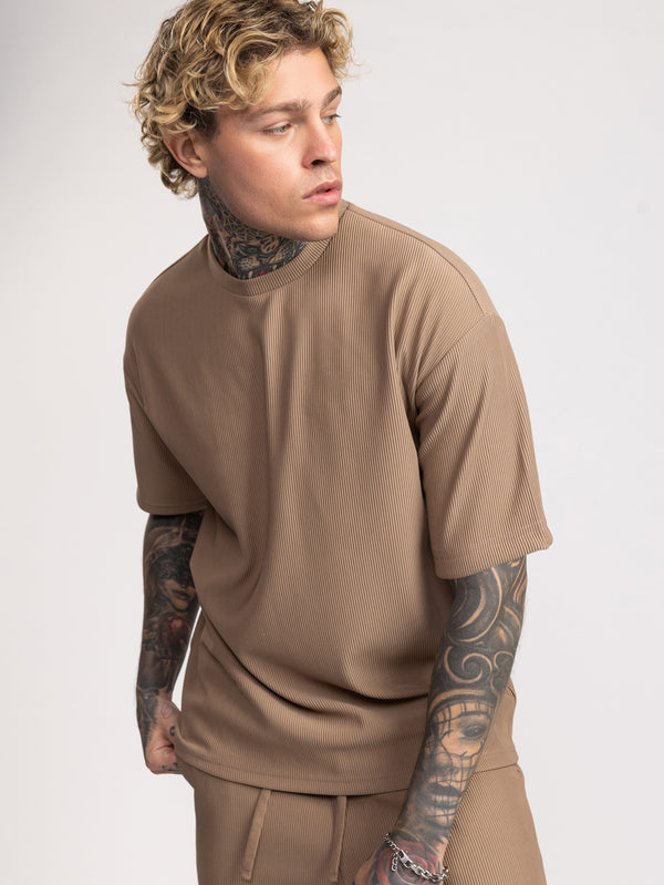 FASHION SET TOP Brown / XXS