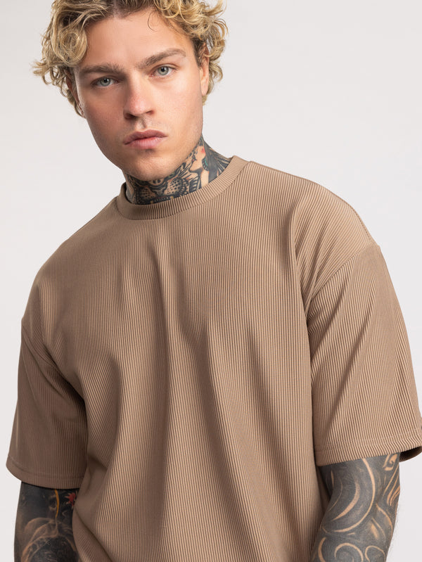 FASHION SET TOP Brown / XXS