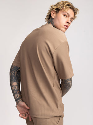 FASHION SET TOP Brown / XXS
