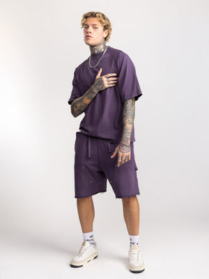 FASHION SET BOTTOM Dark Smoky Purple / XXS