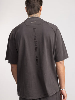 FASHION SET TOP Dark Gray / XXS