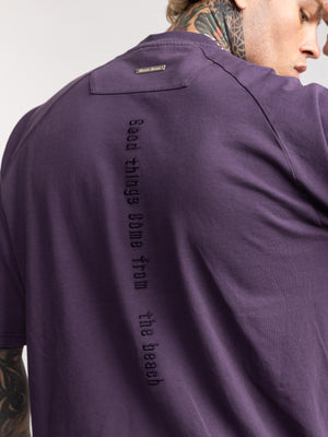 FASHION SET TOP Dark Smoky Purple / XXS