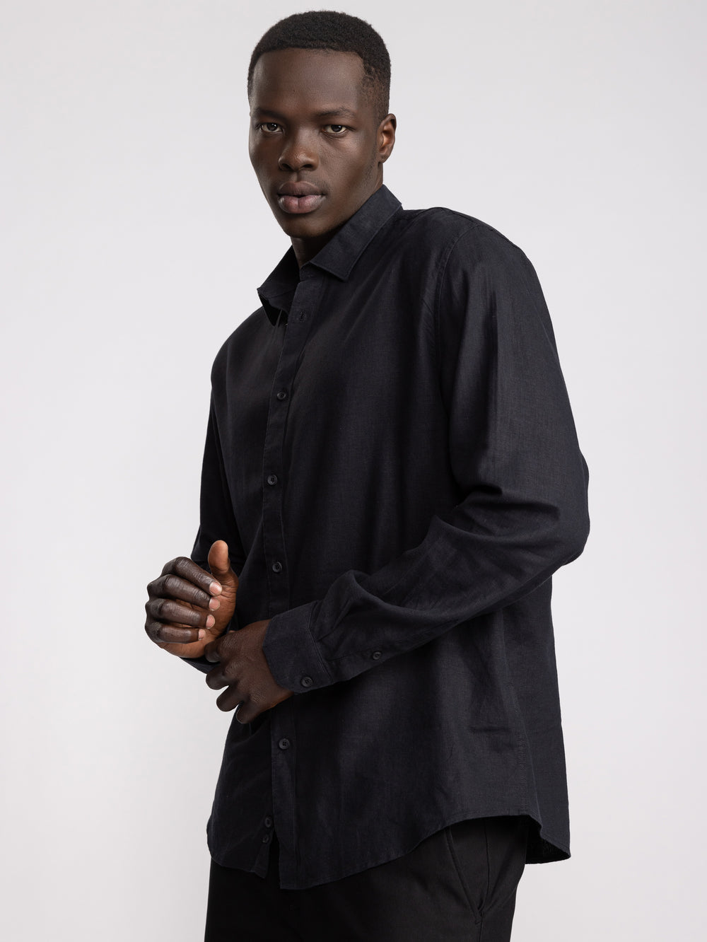 FASHION BUTTONNED SHIRTS White / XXL