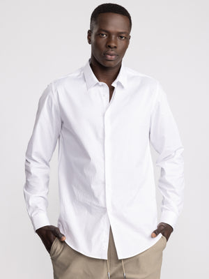 PREMIUM BUTTONNED SHIRTS White / XXS