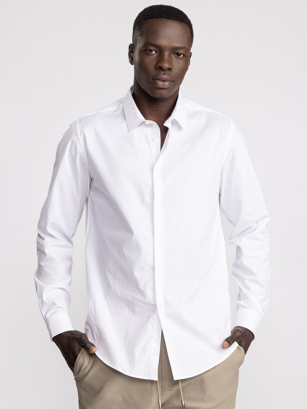 PREMIUM BUTTONNED SHIRTS White / XXS