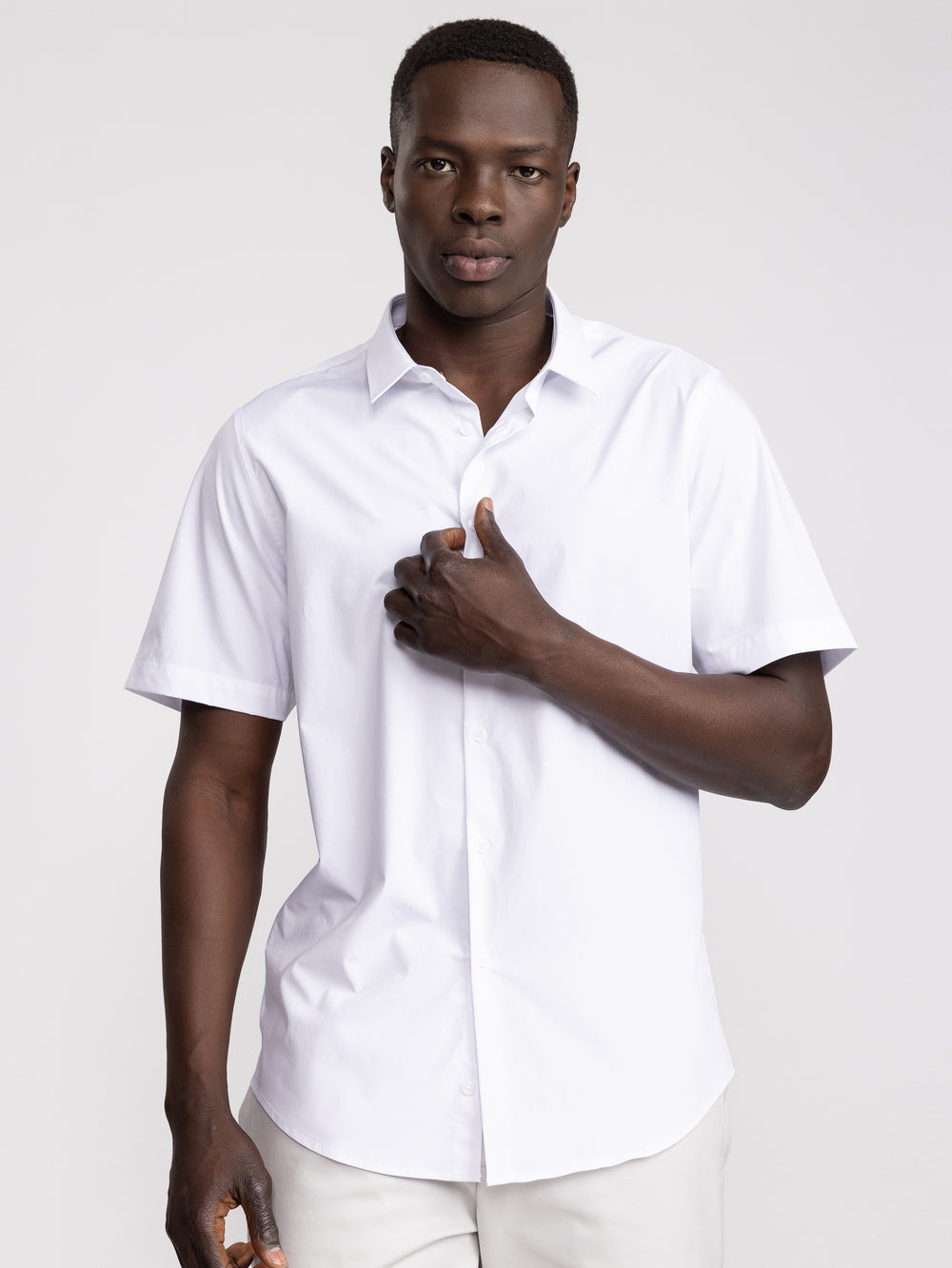 PREMIUM BUTTONNED SHIRTS White / XXL