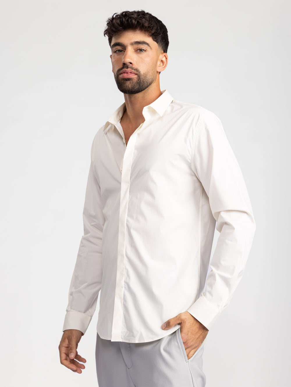 PREMIUM BUTTONNED SHIRTS White / XXL