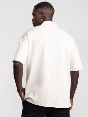 SHORT BUTTONNED SHIRTS Stone / XXL
