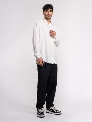 FASHION BUTTONNED SHIRTS White / XXL