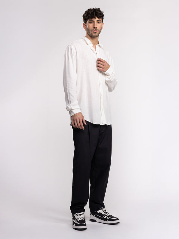 FASHION BUTTONNED SHIRTS White / XXL