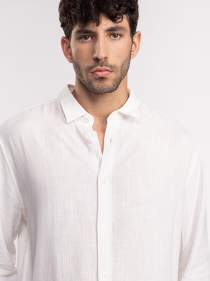 FASHION BUTTONNED SHIRTS White / XXL