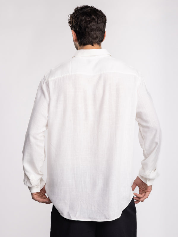 FASHION BUTTONNED SHIRTS White / XXL