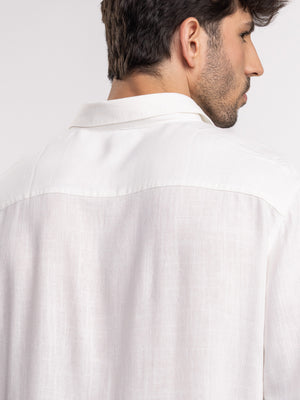 FASHION BUTTONNED SHIRTS White / XXL