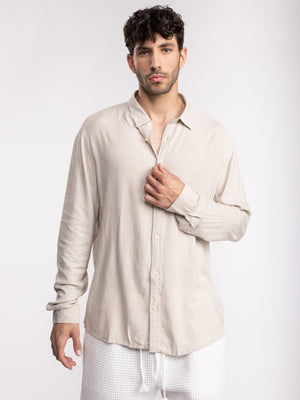 FASHION BUTTONNED SHIRTS Stone / XXL