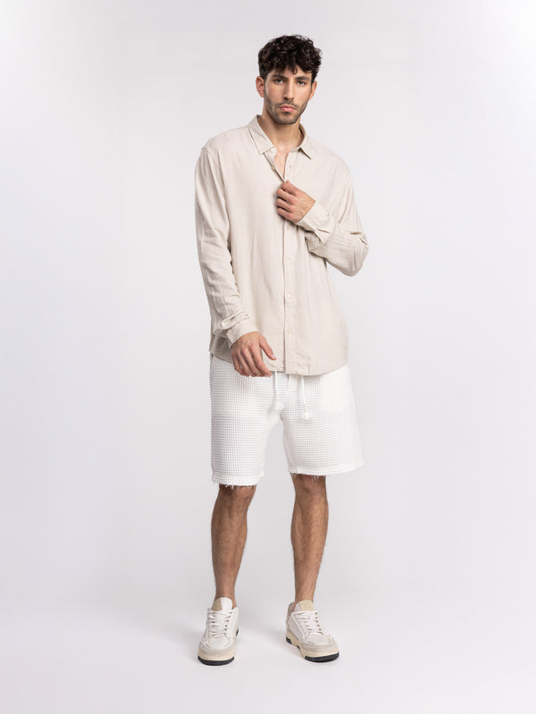 FASHION BUTTONNED SHIRTS Stone / XXL