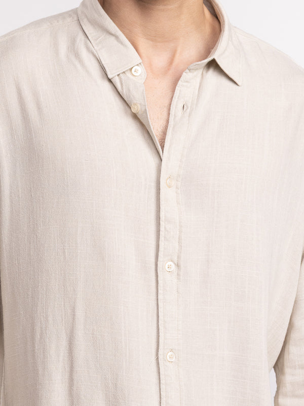 FASHION BUTTONNED SHIRTS Stone / XXL