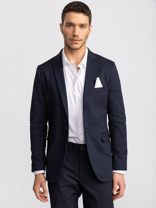 FASHION SUIT JACKET Navy / XXL