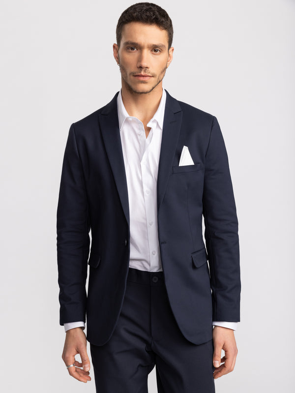 FASHION SUIT JACKET Navy / XXL