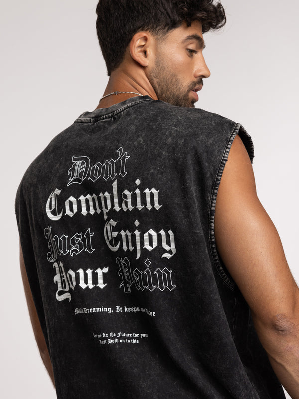 TANK TOPS Scrubbed Black / XXS