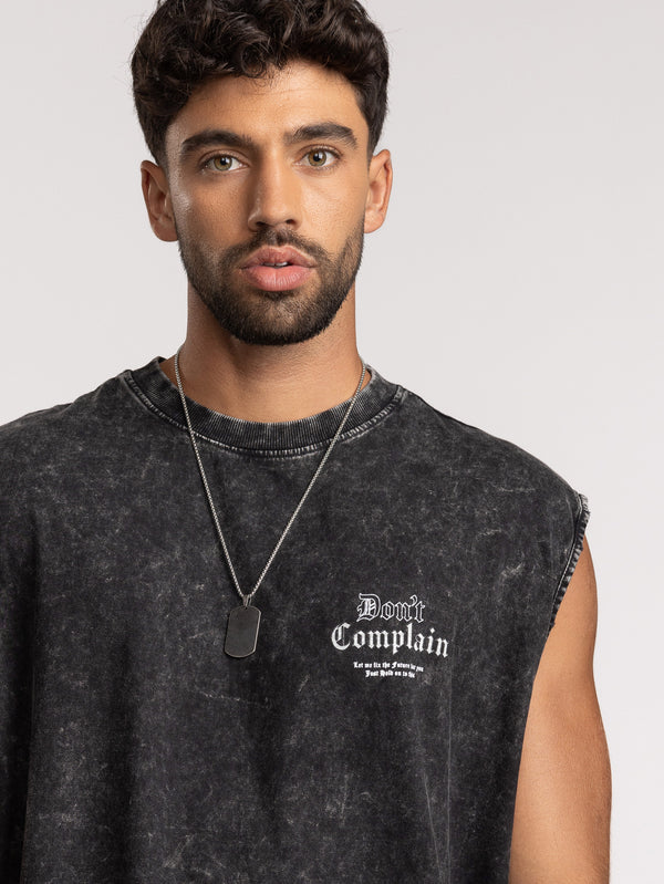 TANK TOPS Scrubbed Black / XXS