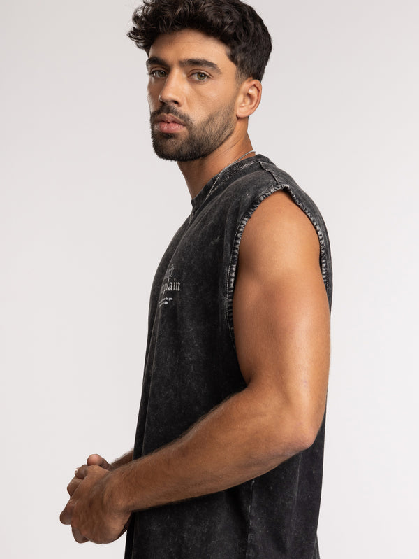 TANK TOPS Scrubbed Black / XXS