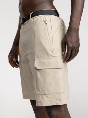 CARGO WOVEN BERMUDA Beige / 48