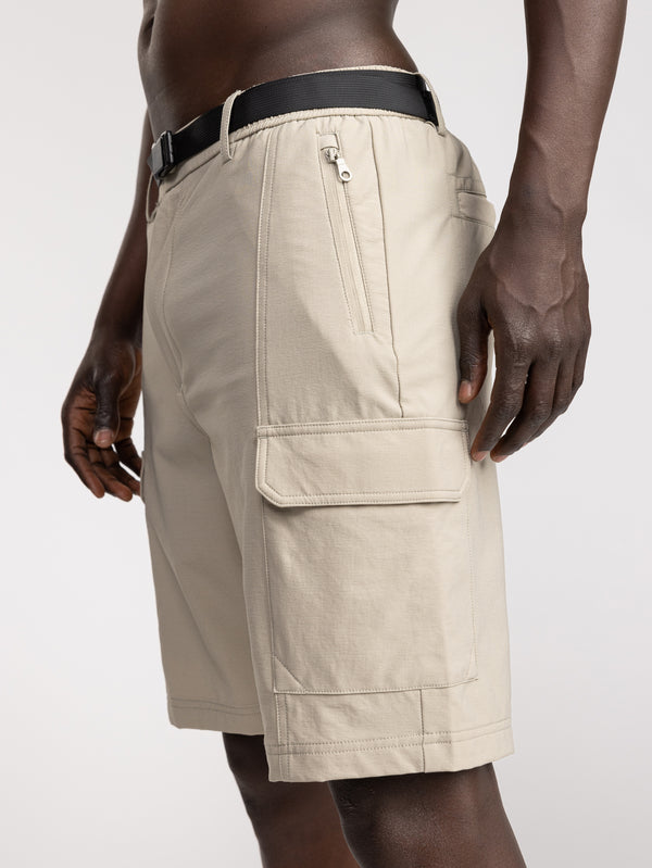 CARGO WOVEN BERMUDA Beige / 48
