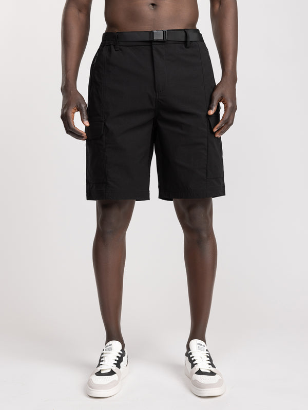 CARGO WOVEN BERMUDA Black / 48