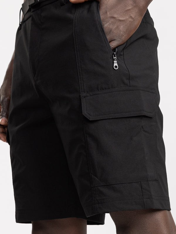 CARGO WOVEN BERMUDA Black / 48