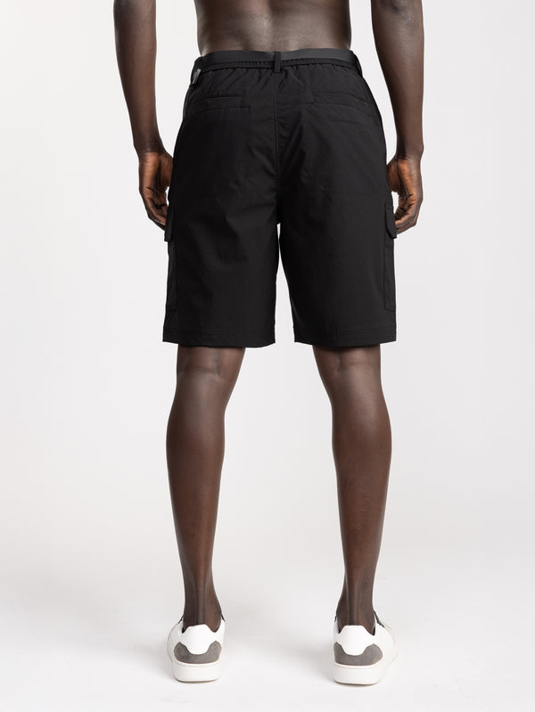 CARGO WOVEN BERMUDA Black / 48