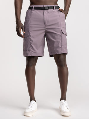 CARGO WOVEN BERMUDA Light Smoky Purple / 48