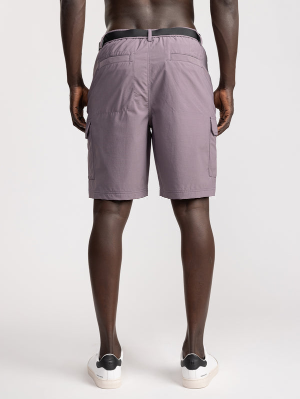 CARGO WOVEN BERMUDA Light Smoky Purple / 48