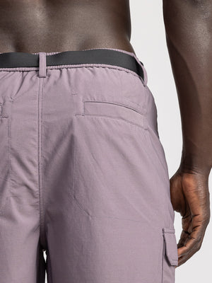 CARGO WOVEN BERMUDA Light Smoky Purple / 48