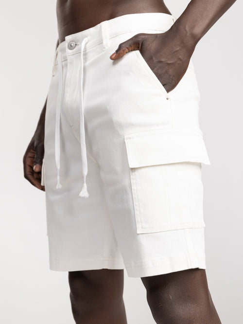 CARGO WOVEN BERMUDA White / 48