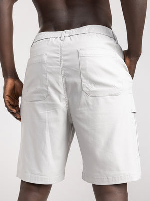 CARGO WOVEN BERMUDA Light Gray / 48