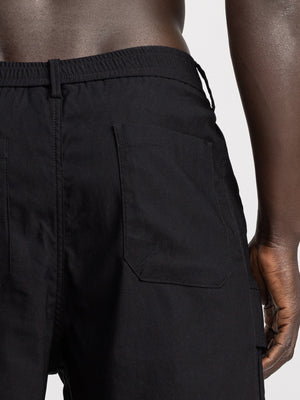 CARGO WOVEN BERMUDA Black / 48